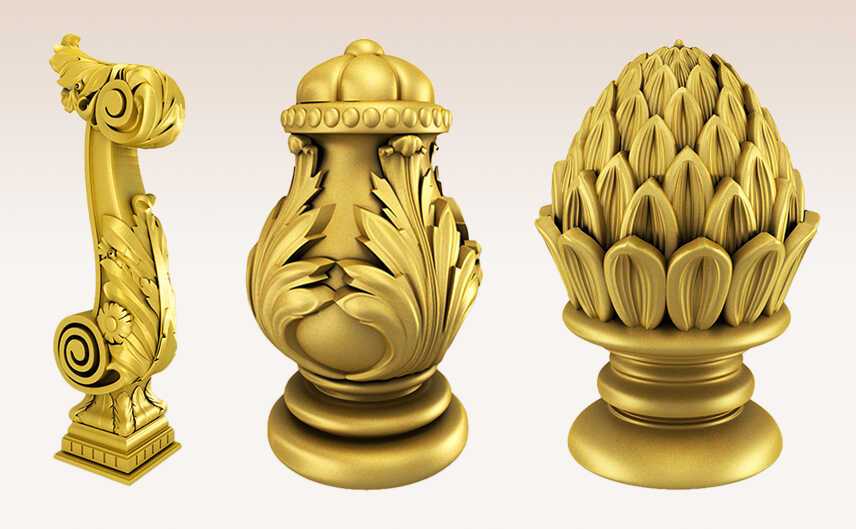 طرح سی ان سی نرده و سرنرده