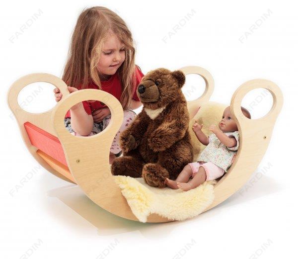 طرح سی ان سی اسباب بازی گهواره ای مدل رنگین کمان