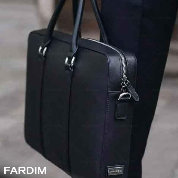 طرح برش لیزر کیف چرم مردانه