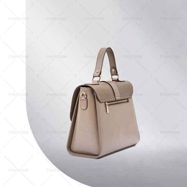 طرح برش لیزر کیف چرم دوشی زنانه